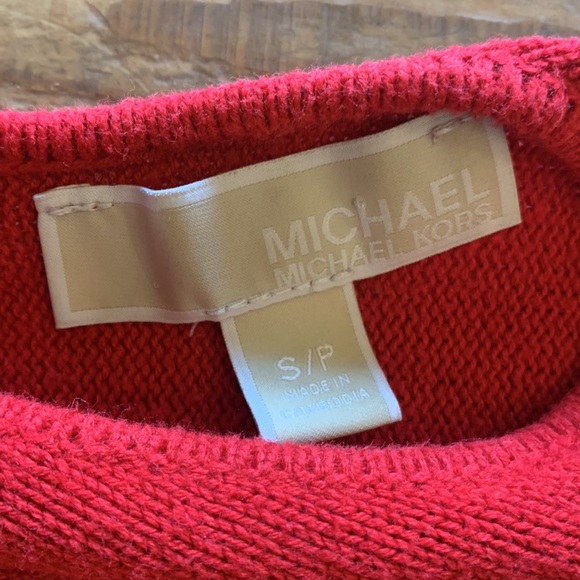 Michael Kors Red Sweater - Picture 2 of 3